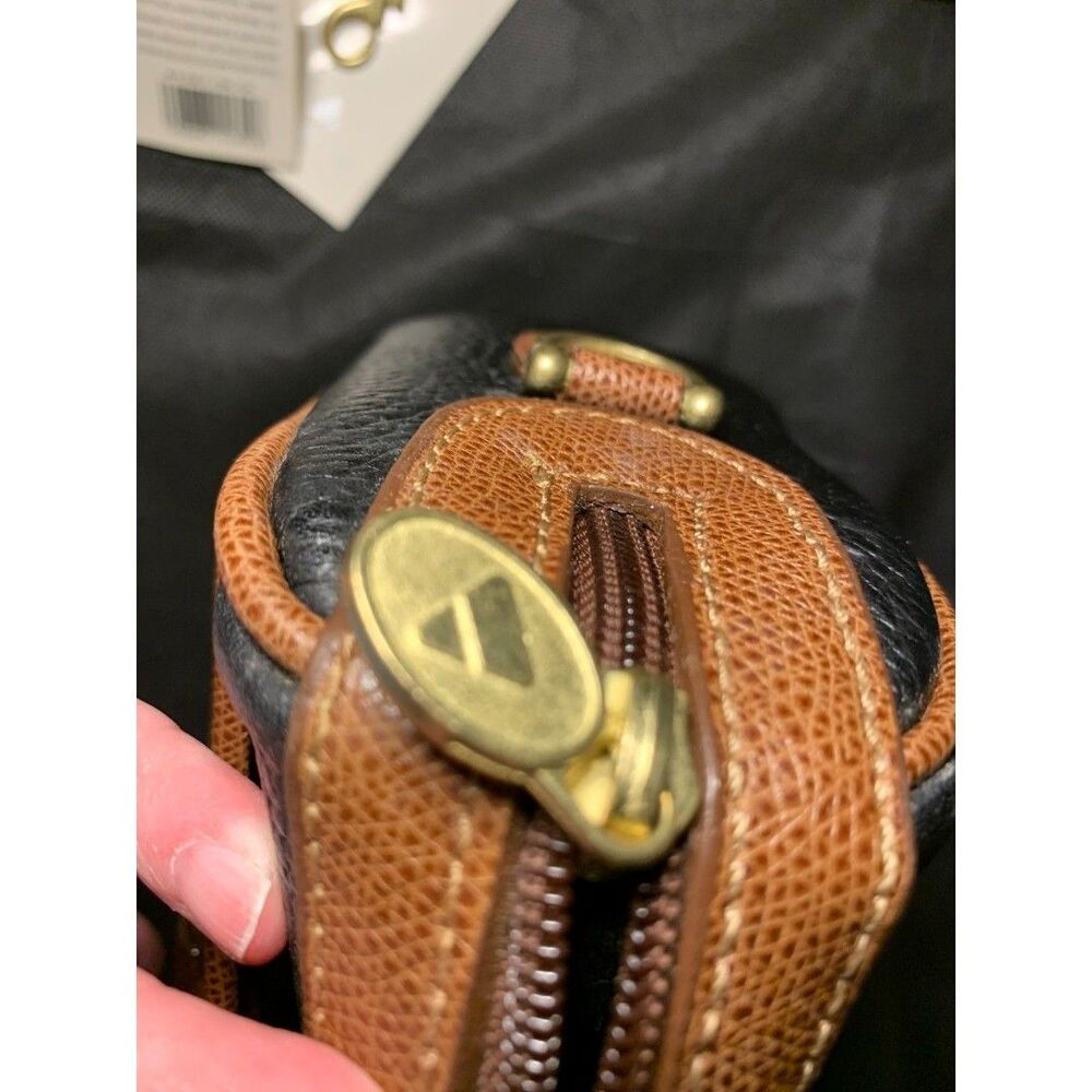 Vintage Liz Claiborne Bag Women's Brown Genuine Leather w/Tag Free Shipping - Picture 11 of 12